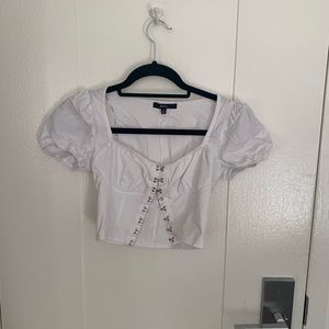 Milkmaid inspired corset top